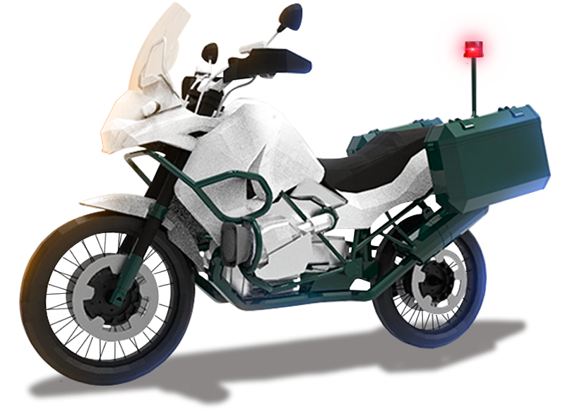 <span style="font-weight:100!important;padding-right:5px"></span> Motocicleta Equipada